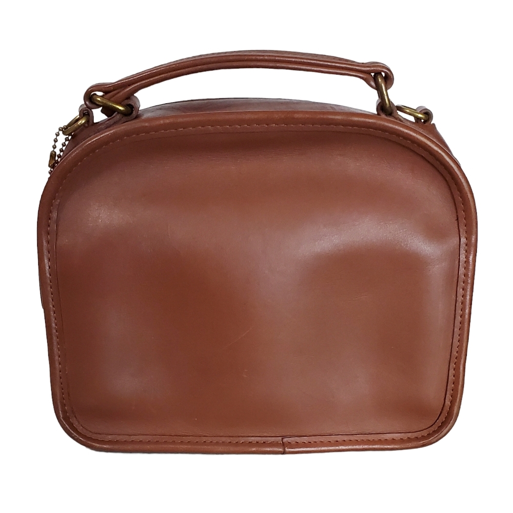 Vintage coach G6C-9991 leather lunch bag shoulder bag handbag brown - Picture 7 of 16